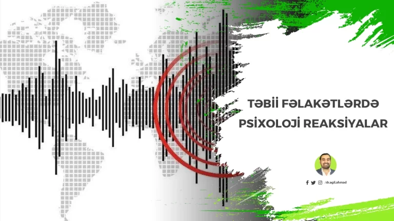 doğal afetlerde psikolojik reaksiyonlar